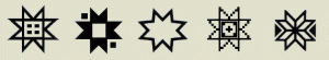 star motif